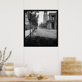 Poster Meeting Street à Charleston, SC 1865 (Cuisine)