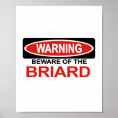 Poster Méfiez-vous de Briard (Devant)