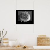 Poster Méfiez-vous de la fureur d'un chat patient (Cuisine)