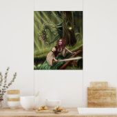 Poster Méfiez-vous de la toile de bois (Cuisine)