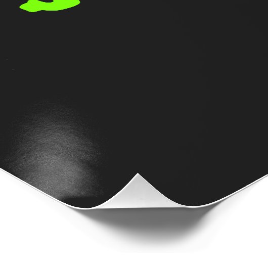 Poster Méfiez-vous de l'affiche noire du scientifique fou (Coin)