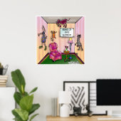 Poster Méfiez-vous de l'électricité statique (Bureau à domicile)