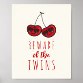 Poster Méfiez-vous du Cool Twins Cheeky Cherries Kid's Ar (Devant)