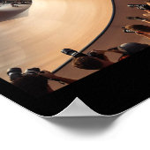Poster Méga Rampe Brésil. Concours de Skateboard Skateboa (Coin)