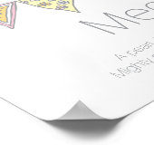 Poster Megan Girls nom et signification de l'affiche du b (Coin)