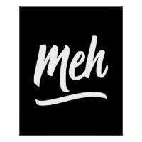 Meh Typographie