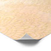 Poster Mehndi sangeet dansant couple indien lotus Arabe (Coin)