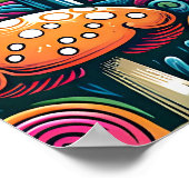 Poster Meilleur anniversaire par Par | Retro Disk Golf (Coin)