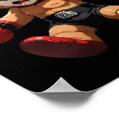 Poster Meilleur Art De Boxe Pour Enfants Hommes Femmes Ga (Coin)