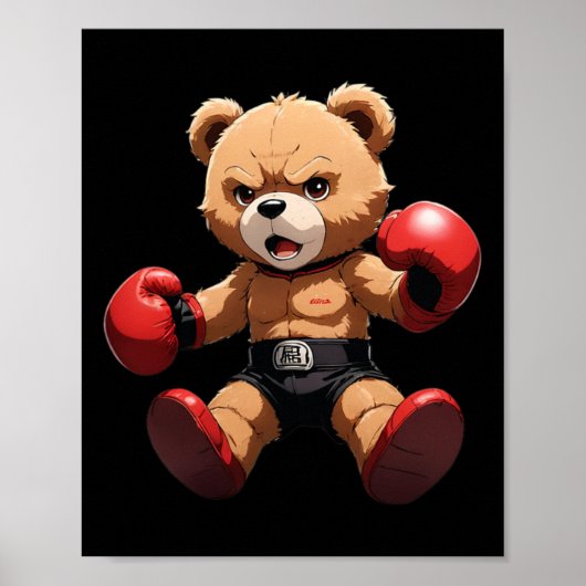 Poster Meilleur Art De Boxe Pour Enfants Hommes Femmes Ga (Devant)
