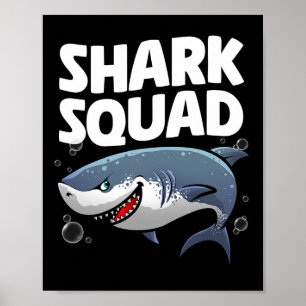 Poster Meilleur Art De Requin Pour Garçons Filles Enfants