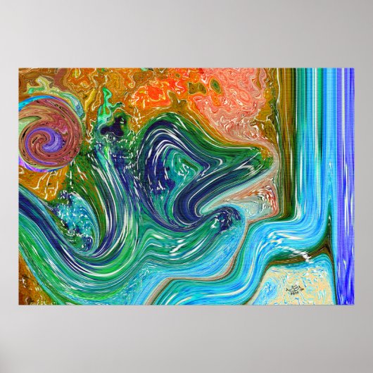 Poster Meilleur art islamique moderne (Devant)