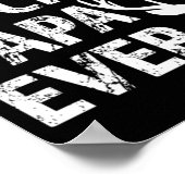 Poster Meilleur Buckin' Papa Ever Chasse de cerfs amusant (Coin)