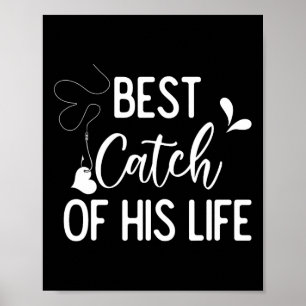 Poster Meilleur Capture De Sa Vie Couple Pêcheurs Matc