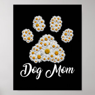 Poster Meilleur chien maman Jour de la marmite chien Paw