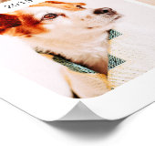 Poster Meilleur chien photo collage moderne mémorial pour (Coin)