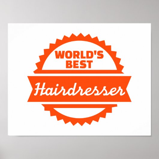 Poster Meilleur Coiffeur du monde (Devant)