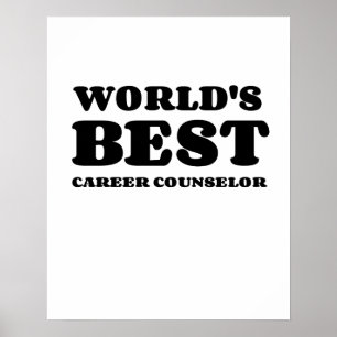 POSTER MEILLEUR CONSEILLER DE CARRIÈRE AU MONDE