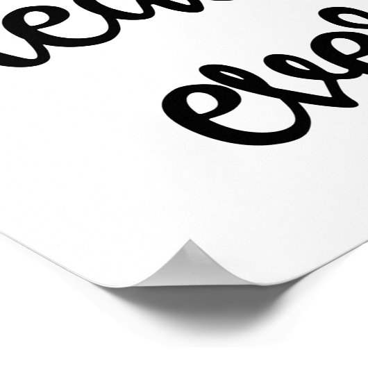 Poster Meilleur enseignant de typographie (Coin)