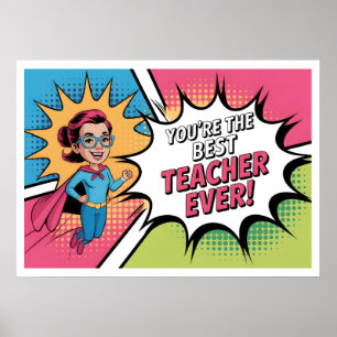 Poster Meilleur enseignant jamais