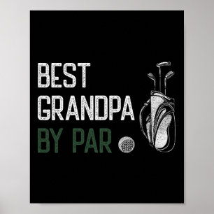 Poster Meilleur Grand-Papa 2 Drôle Fête des Pères Papa Go