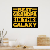 Poster Meilleur Grand-Père Dans La Galaxie (Cuisine)