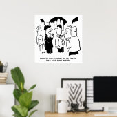 Poster Meilleur homme Avertissement à la mariée (Bureau à domicile)