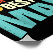 Poster Meilleur homme Mariage Groomsmen Funny Bride Bache (Coin)