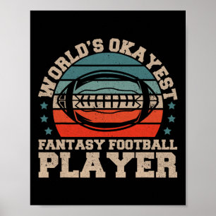 Poster Meilleur joueur de fantasy football du monde