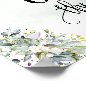 Poster Meilleur jour mariage date oui jour eucalyptus suc (Coin)