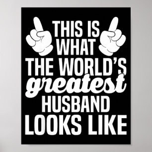 Poster Meilleur mari du monde _ mari à jamais 