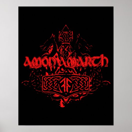 Poster Meilleur Merch d'Amon Amarth Music Legends (Devant)
