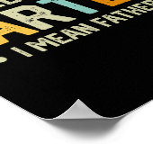 Poster Meilleur Monde Plus Loin Je Veux Dire Père Mens Fê (Coin)