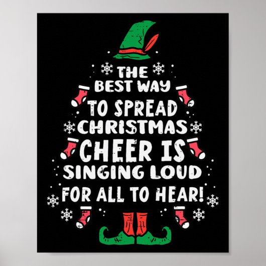 Poster Meilleur Moyen De Diffuser Noël Fun Fun Xmas Femme (Devant)