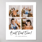 Poster Meilleur Papa Jamais Quatre Photo (Devant)