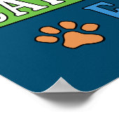 Poster Meilleur père de chat jamais (Coin)