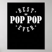Poster Meilleur Pop Pop Ever Design - Pop Pop Pop (Devant)