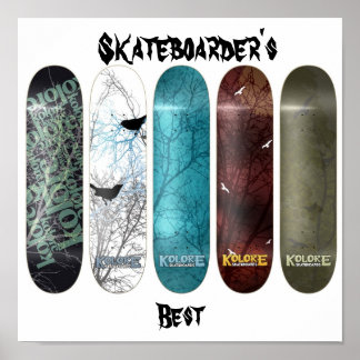 Poster Meilleur Skateboarder