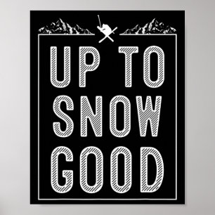 Poster Meilleur Snowboard Ski Ride Cadeau Skieurs Mignonn