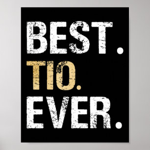 Poster Meilleur Tio Jamais Espagnol Latin Mexicain Cadeau
