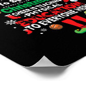 Poster meilleure façon de répandre noël encourager enseig (Coin)