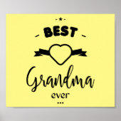 Poster Meilleure grand-mère (Devant)