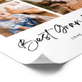 Poster Meilleure Grand-mère toujours quatre photos (Coin)