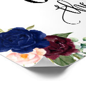 Poster Meilleure journée mariage date oui jour marine bur (Coin)