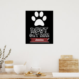 Poster meilleure maman chatte, maman maman maman personna