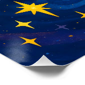 Poster Meilleure maman dans l'univers - Fête des mères co (Coin)