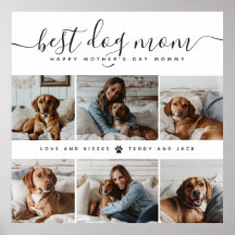 Meilleure maman de chien : photo de chien personna