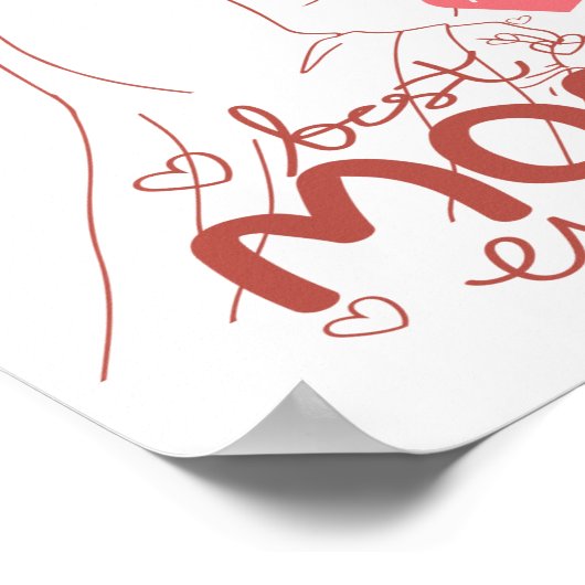 Poster Meilleure maman jamais (Coin)