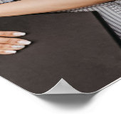 Poster Meilleure Maman Jamais Rose Coeur Script mignon Me (Coin)