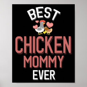 Poster Meilleure maman poule jamais _1